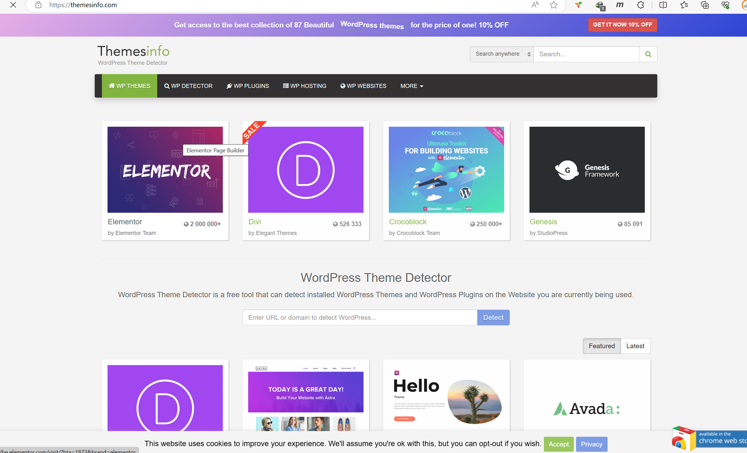 推荐一个给力的WordPress主题和插件检测网站Themesinfo-追梦人