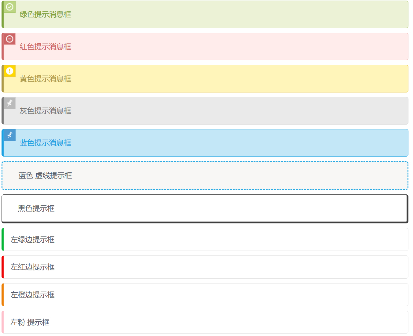 为wordpress文章添加内容提示框